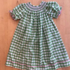 Southern Sunshine boutique smock necked gingham dress . Size 3. NWOT